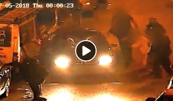 ubriaco investe poliziotta