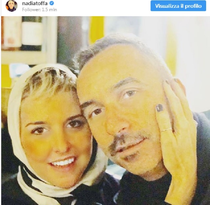Nadia Toffa amico foto