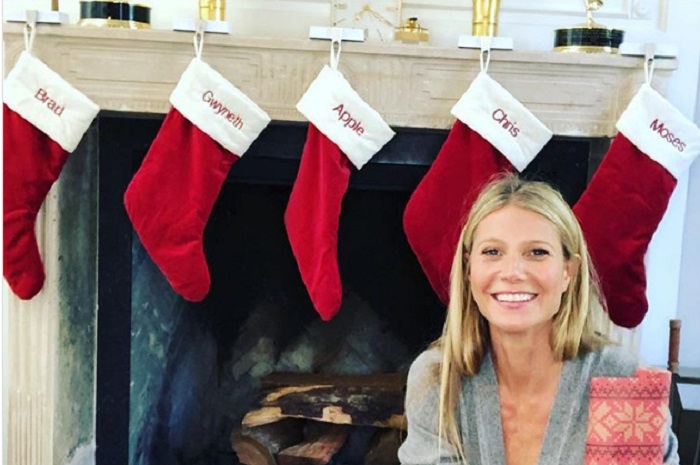 Gwyneth Paltrow, sulla calza di Natale c'è il nome anche dell'ex marito Chris Martin 2