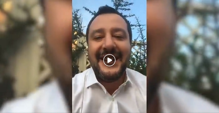 Salvini in diretta filippina