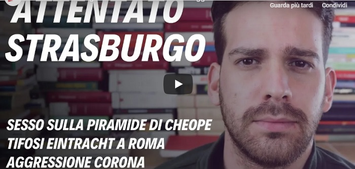 Tg News, il meglio della settimana: attentato Strasburgo, tifosi Eintracht, aggressione Corona, foto shock