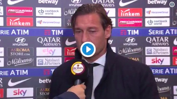 Totti litiga con Baldini (assistente di Spalletti): "Vergognosi...siete vergognosi…voi…Mo hai capito che significa?"