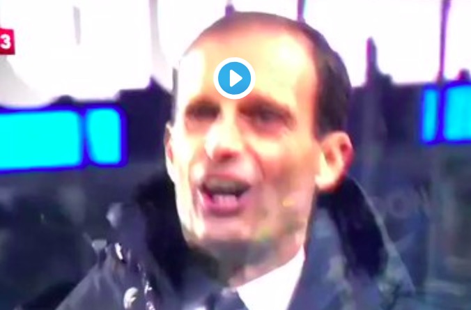 Allegri video espulsione in Atalanta-Juventus: "Che vergogna"