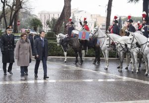 Carabinieri, inaugurazione anno accademico scuola ufficiali: presenti Conte, Trenta, Salvini