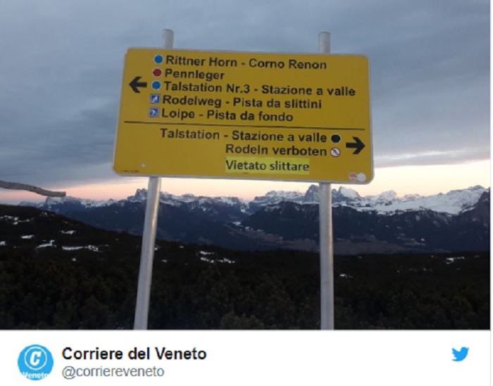 Emily Formisano, dopo la morte spunta "vietato slittare" in italiano. Ma è sbagliato