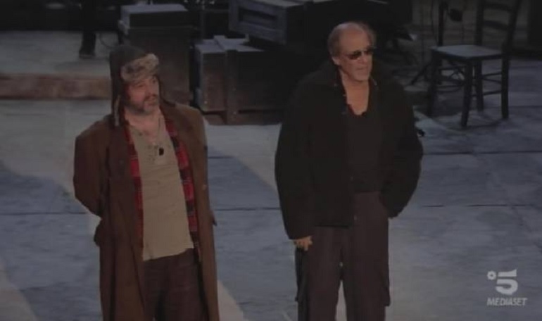 "Adrian", Adriano Celentano entra in studio: "Cosa bisogna cambiare? I coglioni"