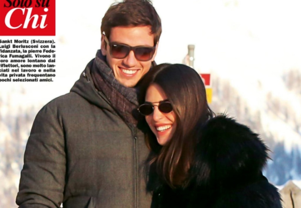 Luigi Berlusconi e Federica Fumagalli: la presentazione ufficiale su Chi