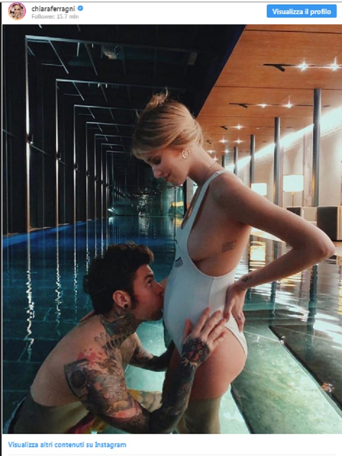 Chiara Ferragni un anno fa