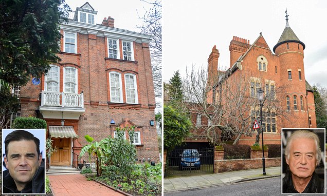 Robbie Williams vicino di casa terribile di Jimmy Page: indossa la parrucca di Robert Plant, Deep Purple "a palla"...