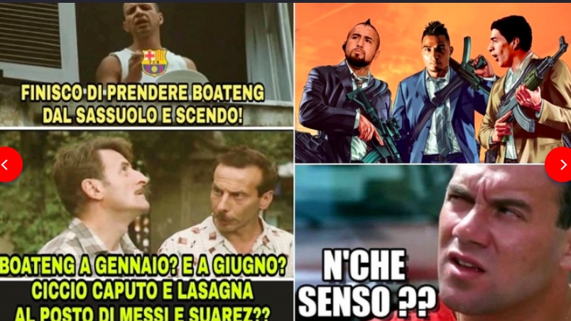 Kevin Prince Boateng al Barcellona scatena i social: "La prossima estate Caputo e Lasagna?"