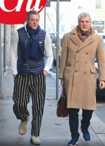 Lapo Elkann è tornato: la FOTO dell'abbraccio col padre Alain su Chi3