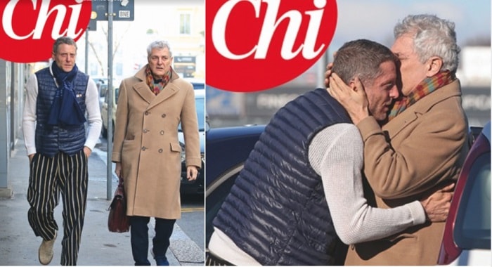 Lapo Elkann è tornato: la FOTO dell'abbraccio col padre Alain su Chi2