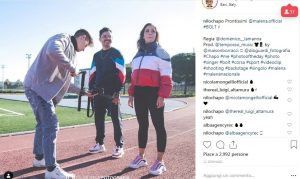 Malena la Pugliese col rapper Nilo3