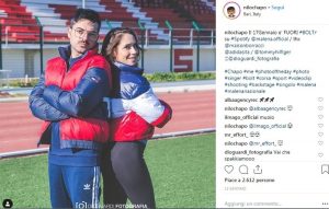 Malena la Pugliese col rapper Nilo2