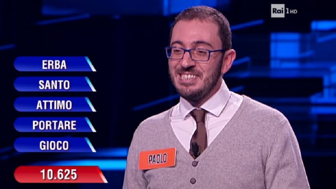 L'Eredità, Paolo Storchi scopre teatro dell'ultima tragedia di Euripide coi soldi vinti in tv