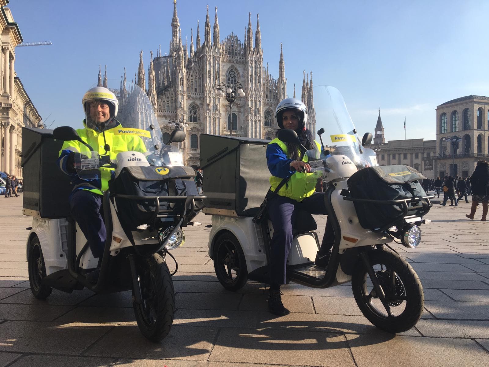 Poste Italiane, a Milano i primi 50 tricicli elettrici per le consegne