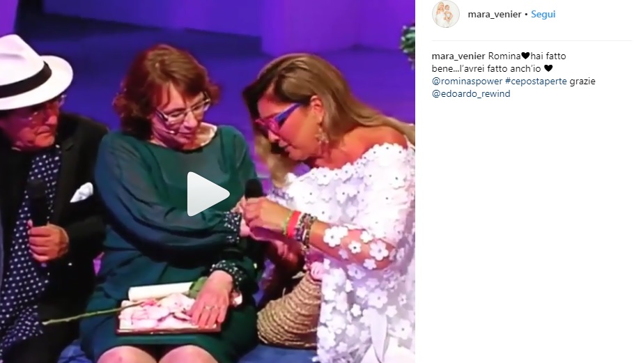 romina power braccialetto Maria De Filippi