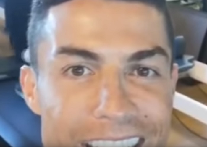 Cristiano Ronaldo in palestra con Georgina e il figlio: le feste finiscono in anticipo2