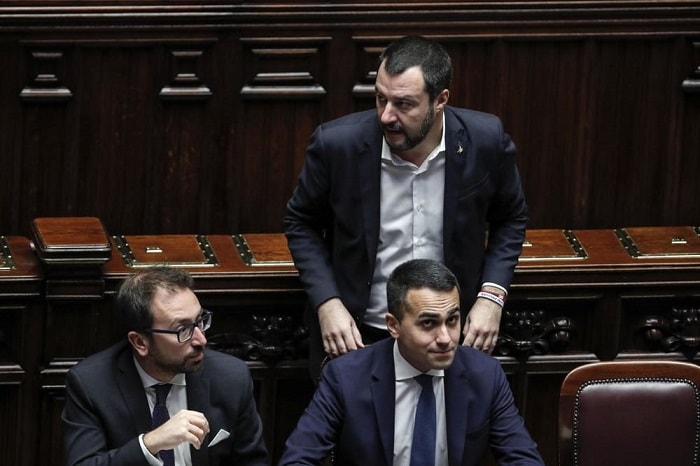 Luigi Di Maio, Salvini, Bonafede: ministri della giustizia manganello