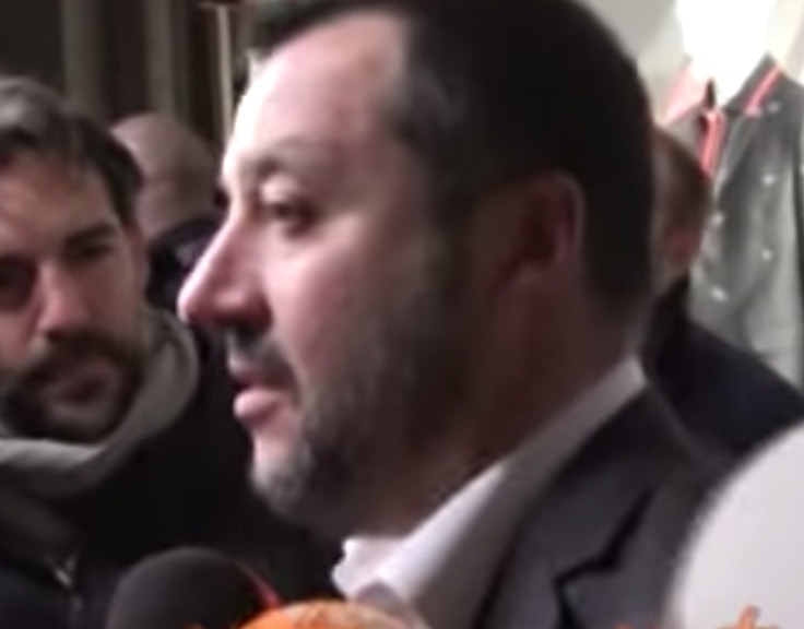 Matteo Salvini e Maria Elena Boschi alla cena di Fino a prova contraria VIDEO