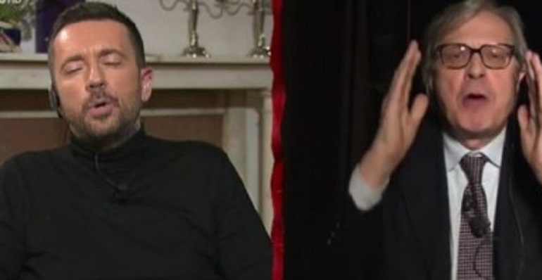 La Repubblica delle Donne, Sgarbi: "Scanzi? Ha la faccia di un uomo infelice perché..."