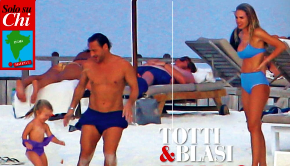 Francesco Totti Isabel Maldive