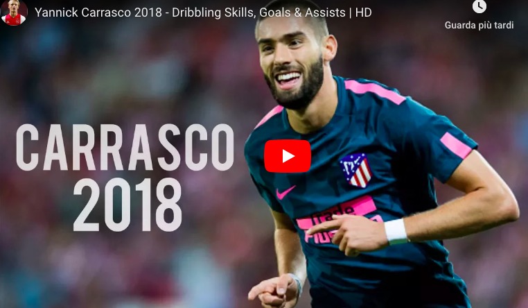 Calciomercato Inter, Yannick Carrasco: ecco chi è il calciatore nel mirino dei nerazzurri