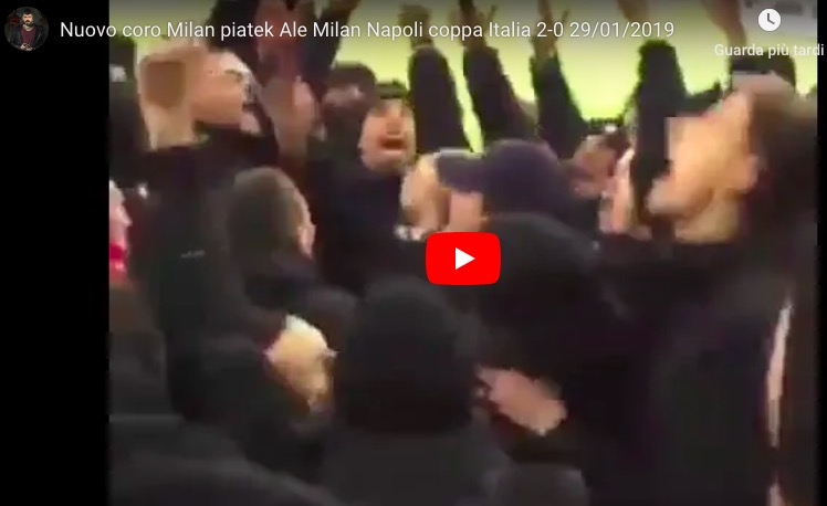 YouTube, Piatek: Curva Sud Milan gli dedica coro “Alè Piatek alè, pum pum pum”