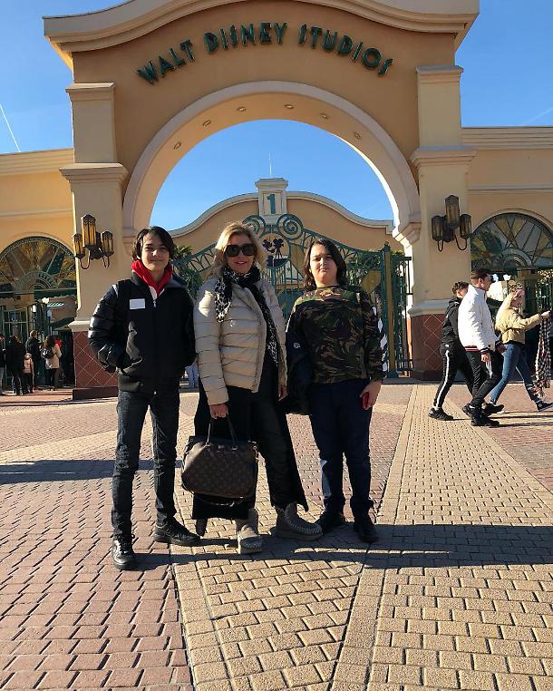 tina cipollari figlio