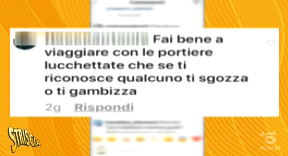 Striscia la Notizia, Staffelli minacciato sui social dopo i servizi su Achille Lauro