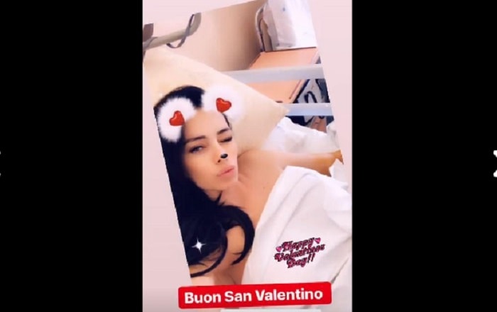 Aida Yespica, su Instagram posta foto dall'ospedale: incidente di San Valentino