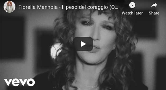 Fiorella Mannoia, il suo nuovo atteso singolo "Il peso del coraggio" è online VIDEO (Vimeo)