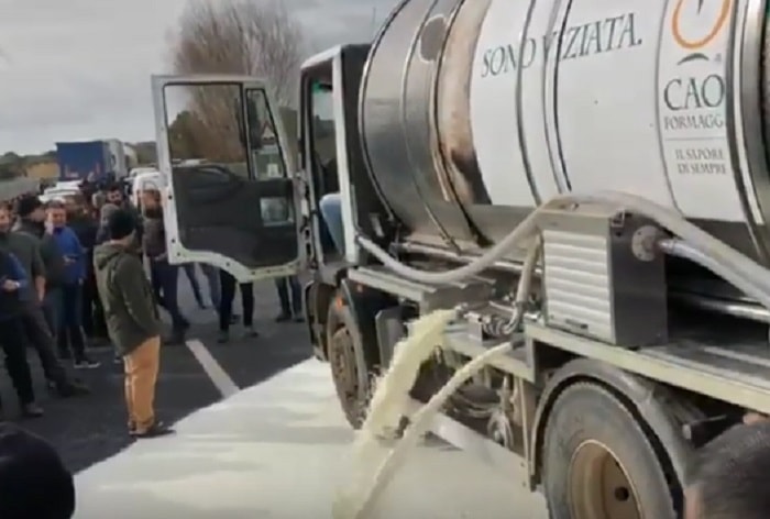 Protesta pastori sardi