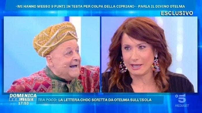 Divino Mago Otelma contro Vladimir Luxuria a Domenica Live: "Brutta comunista". E lei...