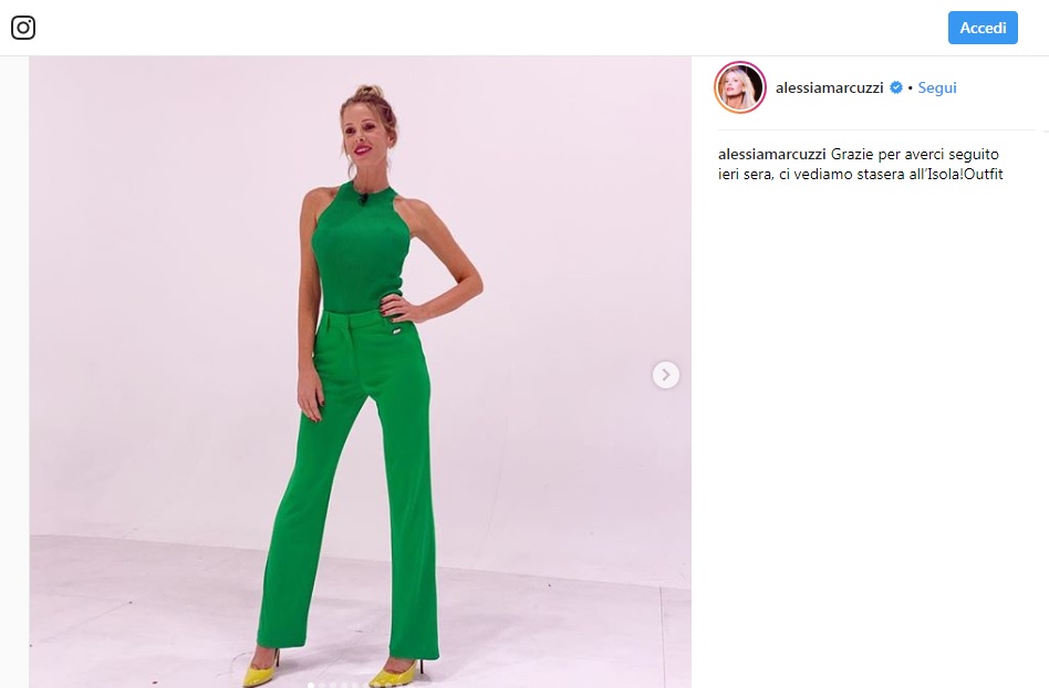 isola dei famosi alessia marcuzzi