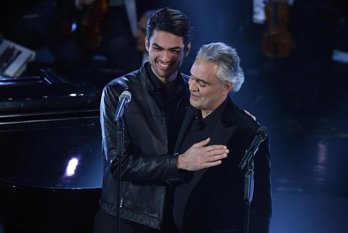 Sanremo 2019, Matteo Bocelli: chi è il figlio del tenore (foto Ansa)