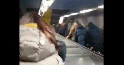 Roma, stazione Policlinico Metro B: guasto scala mobile