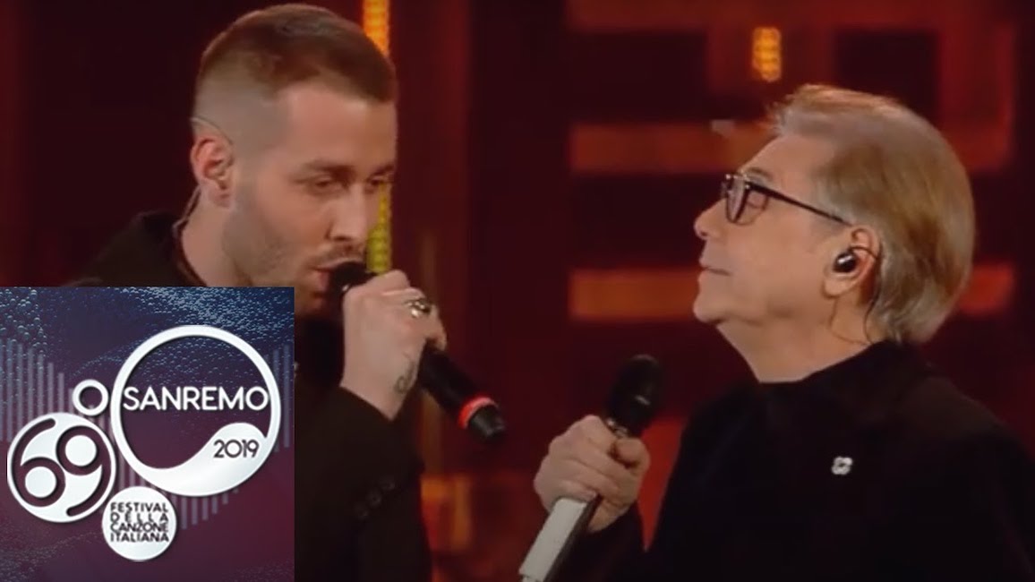 Sanremo 2019, Nino D'Angelo e Livio Cori cantano "Un'altra luce". Su Twitter li prendono in giro