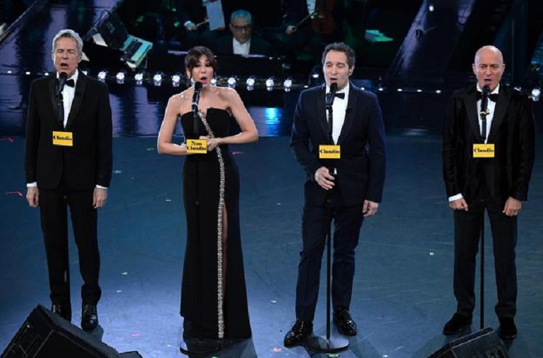Sanremo 2019, la figlia di Giacobetti: "Ho parlato con Salzano per una trasmissione sul Quartetto Cetra" (foto Ansa)