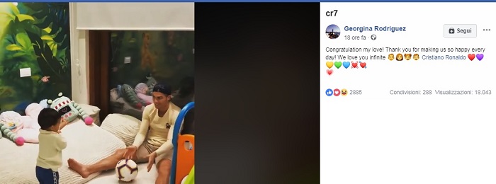 Cristiano Ronaldo figlio Mateo