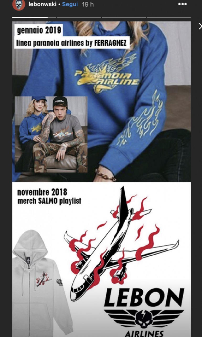 Salmo accusa Fedez: "Mi hai copiato le felpe". E lui risponde così