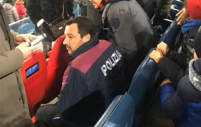 salvini olimpico polizia