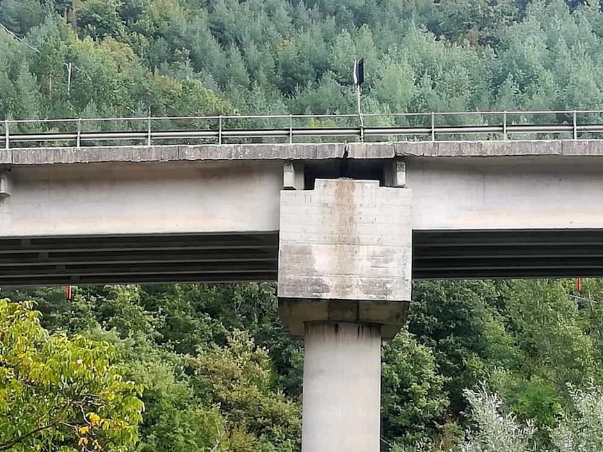 Viadotto E45, Procura Arezzo autorizza riapertura: limite 50km/h e no mezzi sopra 3,5 tonnellate