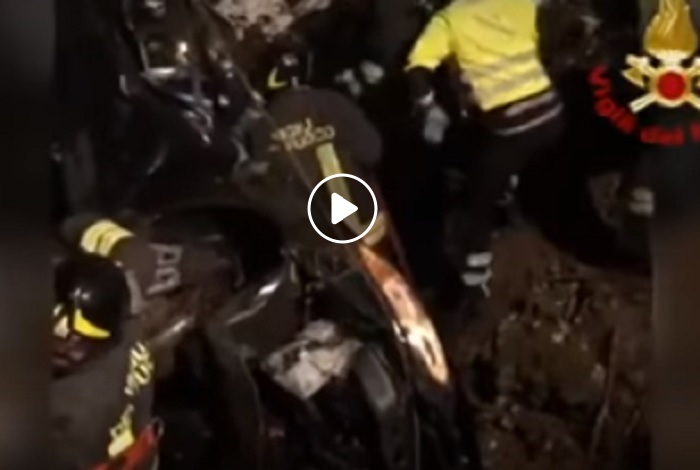 Alserio (Como): auto con tre persone a bordo finisce nel torrente