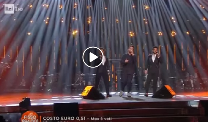 Sanremo 2019, Il Volo canta "Musica che resta"