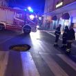 Chieti, nel centro storico si apre una voragine