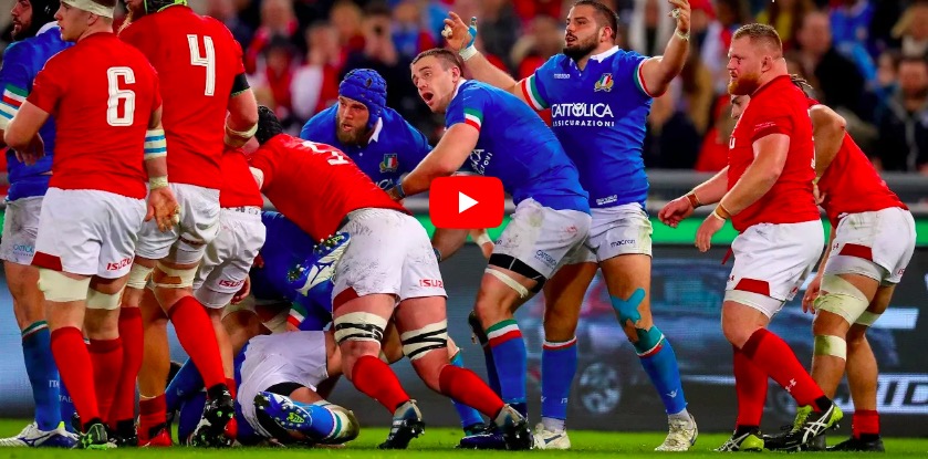 Italia-Galles 15-26, diciannovesima sconfitta consecutiva nel 6 Nazioni di rugby