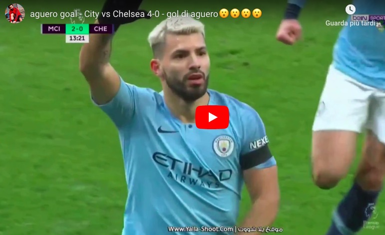 Manchester City travolge Chelsea, 4-0 dopo 25': Sarri umiliato da Guardiola