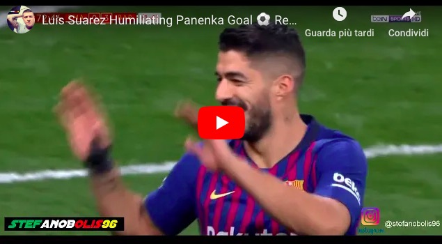 Suarez umilia il Real Madrid con questo rigore a cucchiaio nel "Clasico"