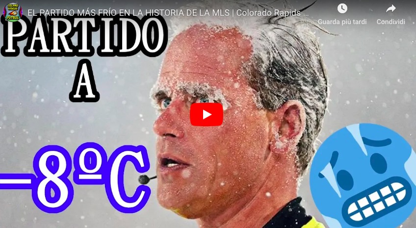 Colorado Rapids-Portland Timbers, la partita più fredda della storia del calcio